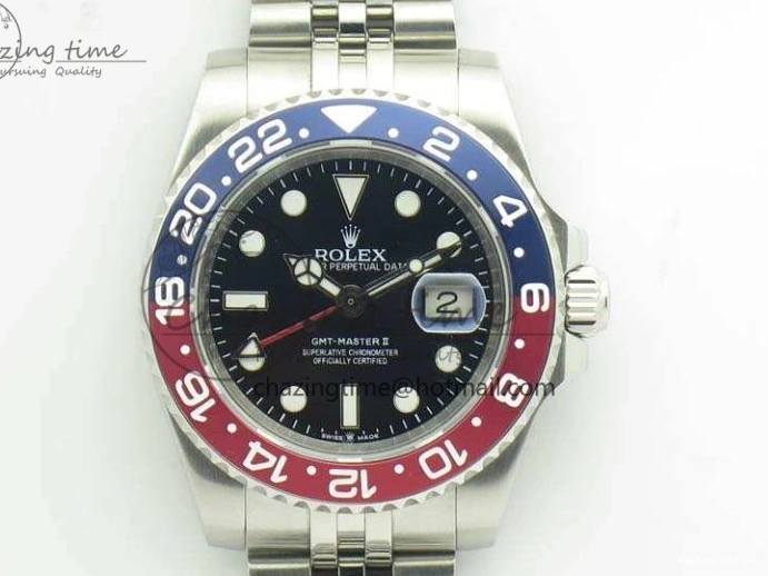 0402 GMT-Master II 126710 BPF BLRO SS Black Dial On SS Jubilee Bracelet A Youthful 3483